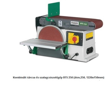 Kombinált szalagcsiszoló